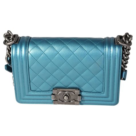 blue boy chanel|blue chanel boy bag.